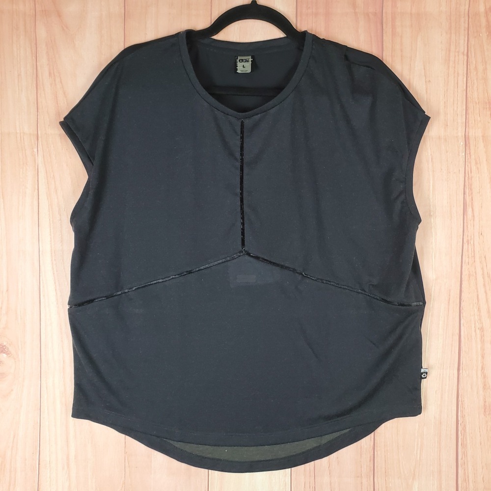 Picture Organic Clothing Tank Top Womens Large Oversized Black Athleisure